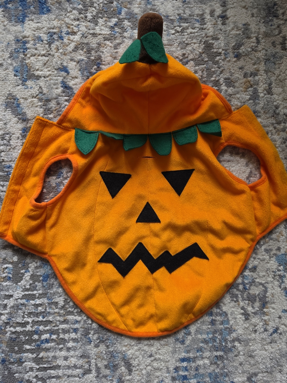 🎃Pumpkin Dog Costume Halloween Jack-O-Lantern Outfit🤎
